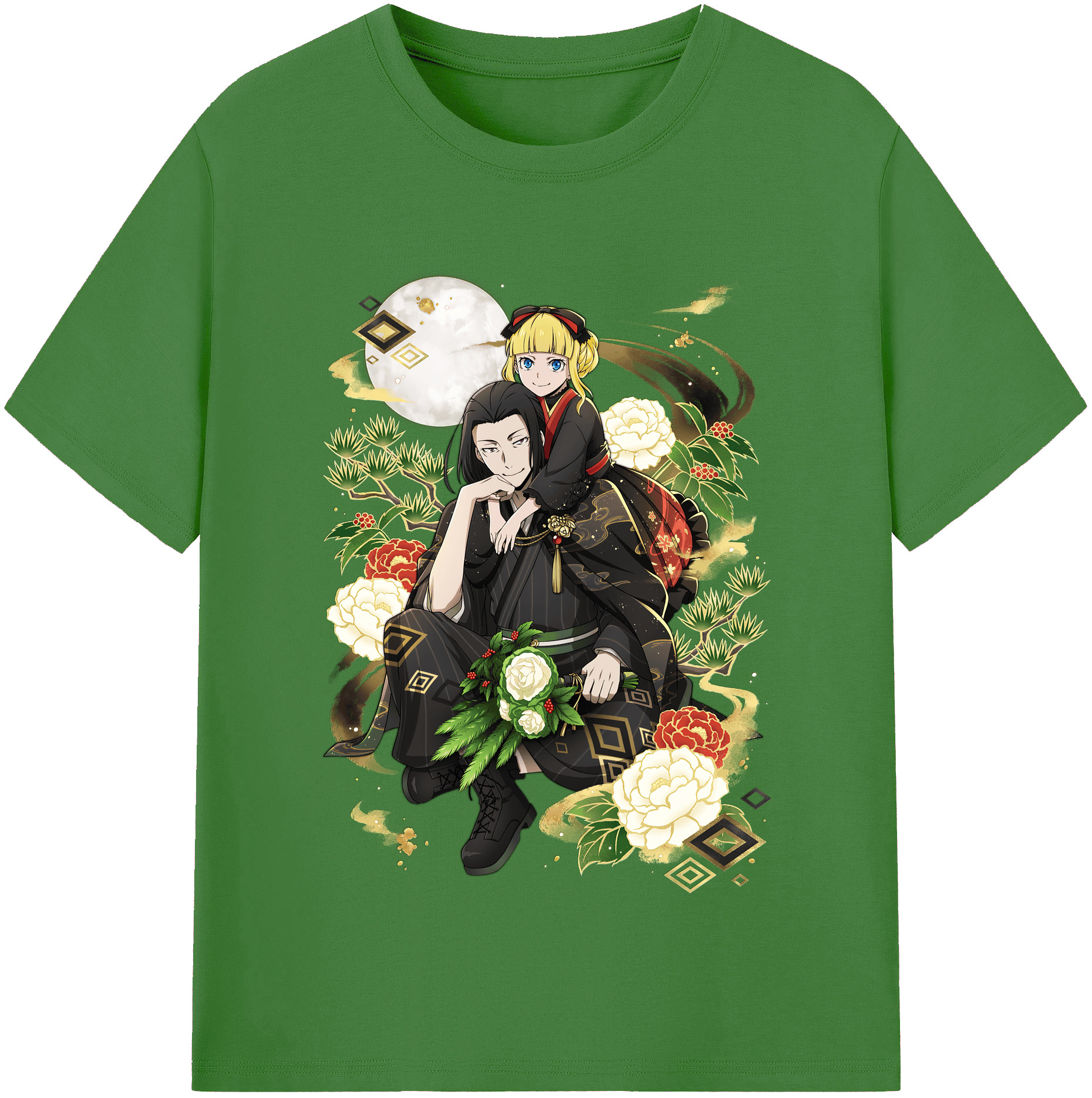 （画像用） 文豪ストレイドッグス Bungo Stray Dogs レディースカジュアルプリントTシャツ（綿100％）